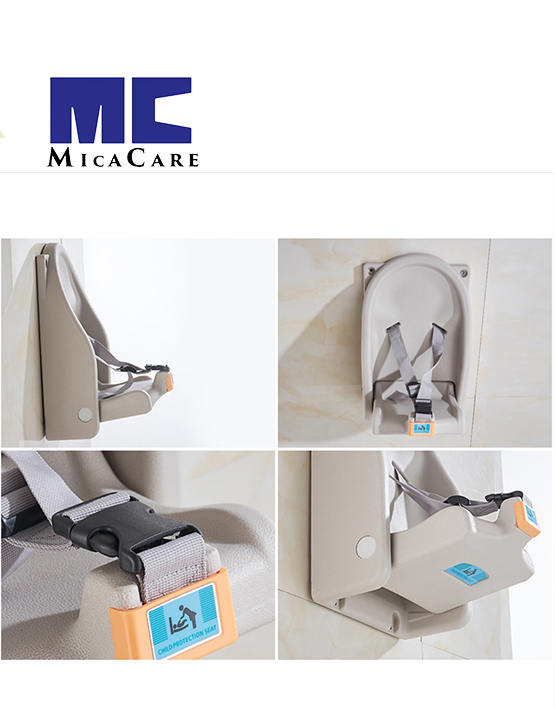 Baby Protection Seat with Raised Sides Safety Belt Made of Durable HDPE - Image 3