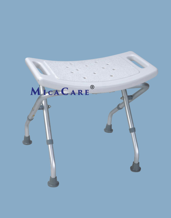 Ultra-Lightweight Foldable Aluminum Shower Chair with Safety Grip