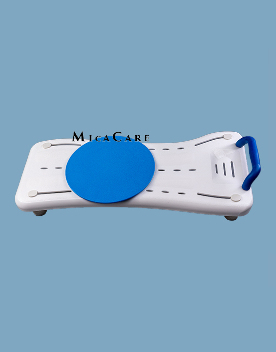 Ergonomic Adjustable Bathtub Seat with Swivel Pad for Easy Transfers