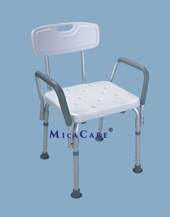 Durable Aluminium Frame Shower Seat with Anti-Slip Design