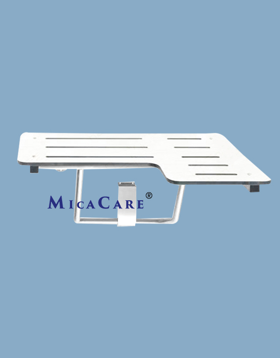 Premium Folding Shower Seat with Stainless Steel Support