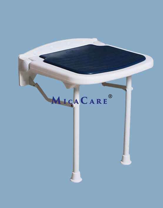 Lightweight Medical Folding Shower Chair with Padded Seat