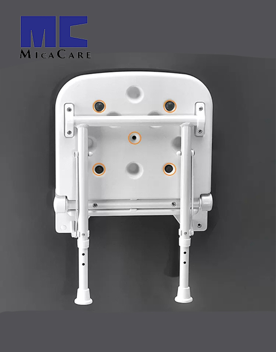Lightweight Medical Folding Shower Chair with Padded Seat - Image 3