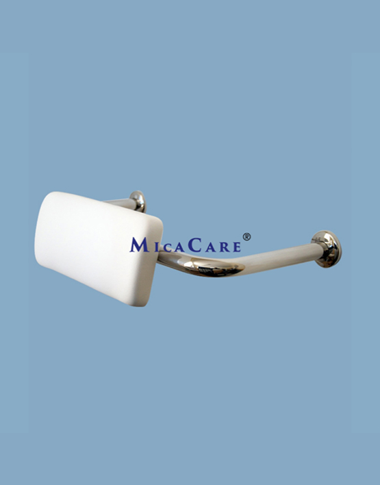 Durable Wall-Mounted Toilet Back Rest Stainless Steel Bathroom Armrest for Disability Support