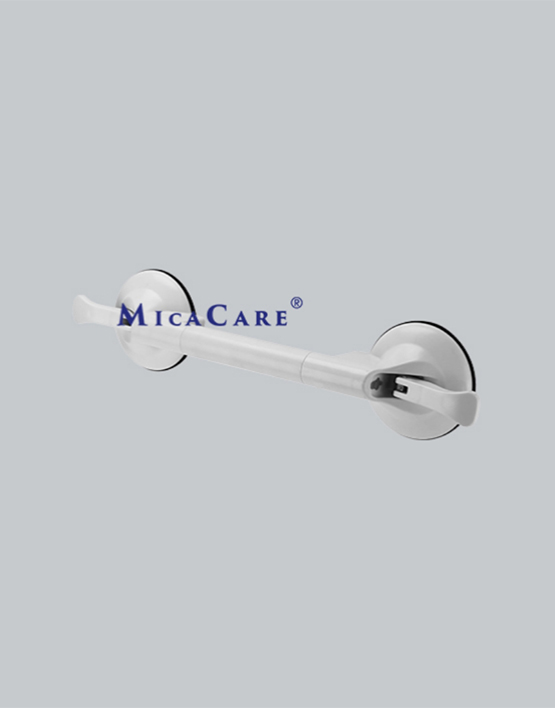 Advanced Type-C Suction Grab Bar with Integrated Safety Alert