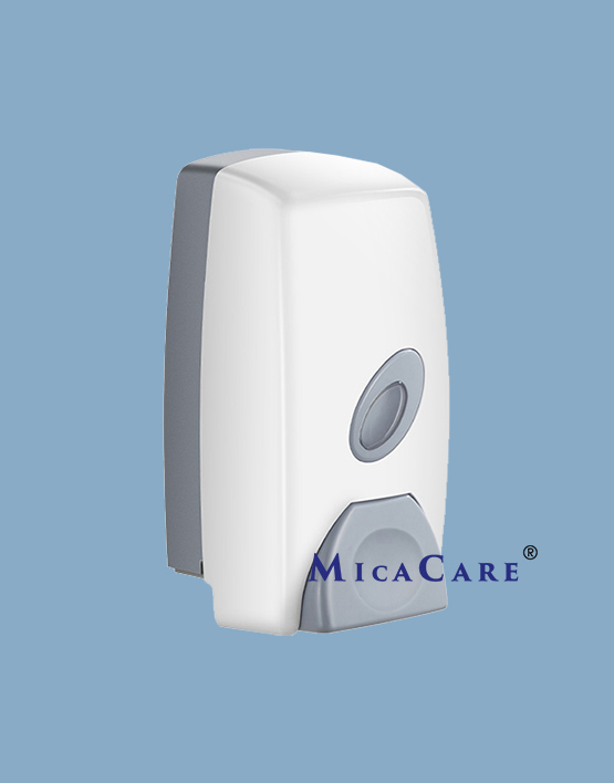 Wall-Mountable Liquid Soap Dispenser 1000ml ABS Plastic with Large Push Button