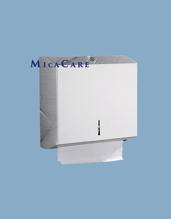 Secure & Hygienic Z-Fold Tissue Dispenser - Stainless Steel with Key Lock