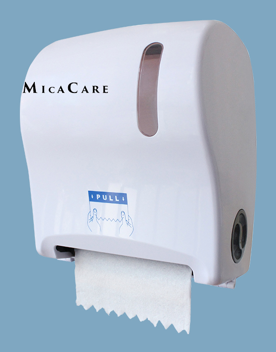 Eco-Friendly Auto-Cut Paper Towel Dispenser Made From Recycled Plastic
