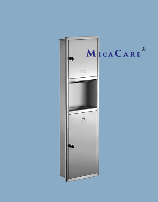 2-in-1 Stainless Steel Tissue Box & Dispenser in Multi-Color Options