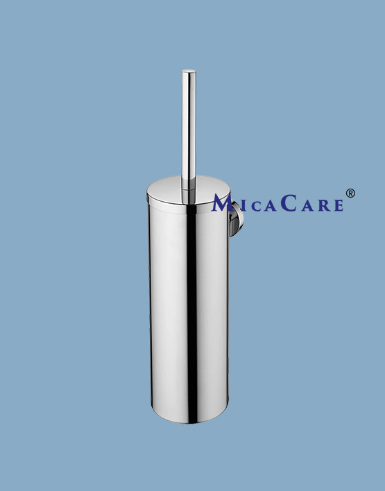 Sleek Wall-Mounted Toilet Brush Set for a Tidy Home