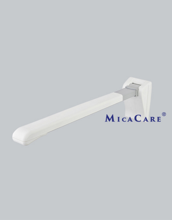 White Folding Grab Bar Toilet Safety Rail Assist Handle Bathroom