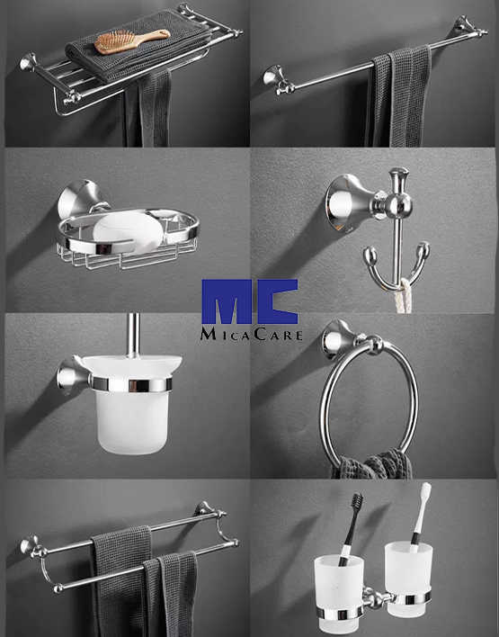 Premium Wall-Mounted Stainless Steel Towel Rack for Bathrooms - Image 4