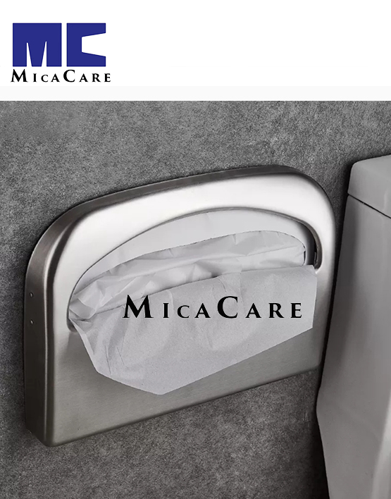 Touch-Free Elegant Stainless Steel Toilet Seat Cover Dispenser - Image 3