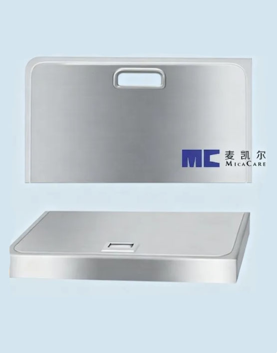 Wall-Mounted Horizontal Changing Station with Sleek Stainless Steel Finish - Image 4