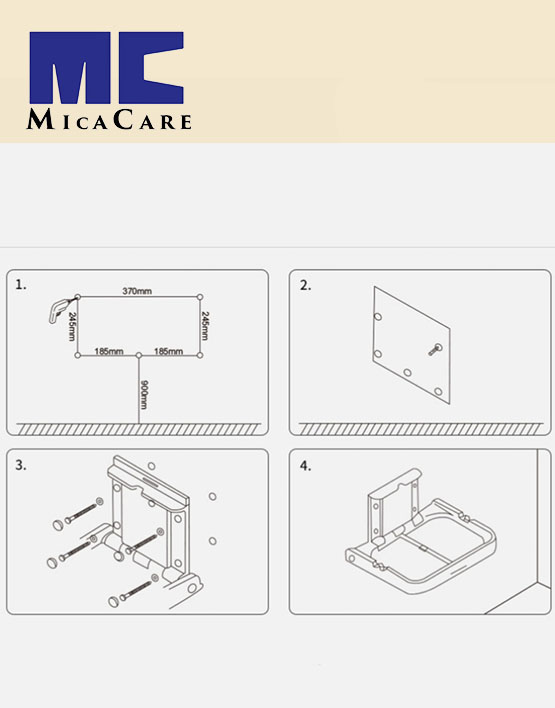 Secure & Stable Wall-to-Floor Baby Table with Safety Enclosure for Commercial Bathrooms - Image 3
