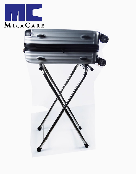 Heavy-Duty Folding Luggage Rack with Nylon Straps - Premium Stainless Steel Frame - Image 4