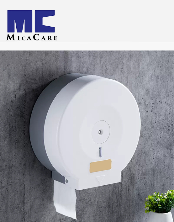 Locking Commercial Dispenser for Jumbo Toilet Paper - Durable ABS, Wall-Mounted - Image 3