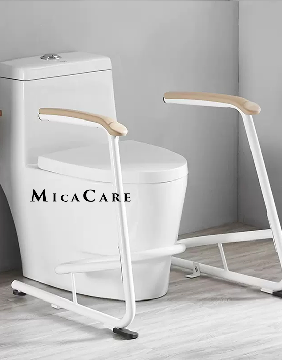 Adjustable 25-Inch Free Standing Toilet Safety Rail for Elderly & Seniors - Image 3