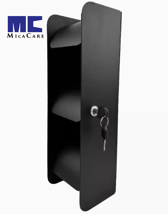 Premium Stainless Steel Toilet Paper Dispenser with Lockable Feature - Image 4