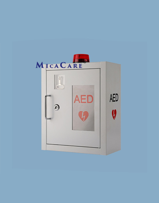 Wall Mounted Aed Box with Lock Key Integrated Alarm System Security Emergency - Image 3