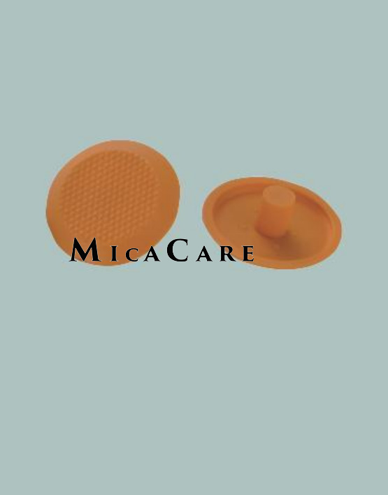 Plastic tactile indicator dot