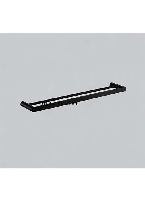 304 Stainless Steel Wall Mount Bathroom Double Towel - Image 3