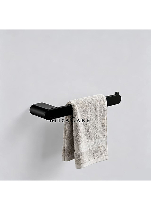 Wall Mount Brushed Stainless Steel Long Towel Bar for Hotel Projects - Image 5