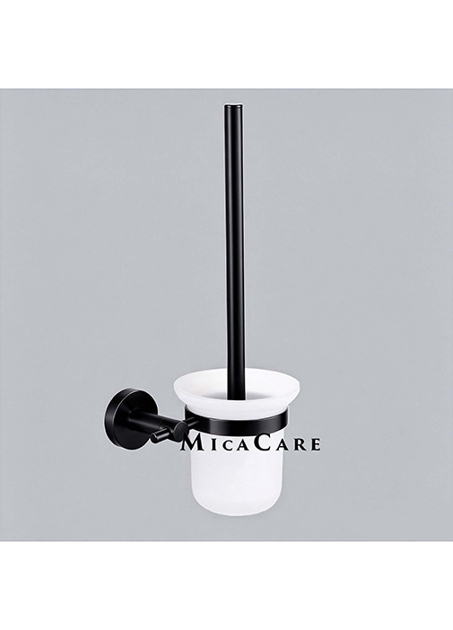 Modern Bathroom Eco-Friendly Toilet Brush with Holder Set - Image 4