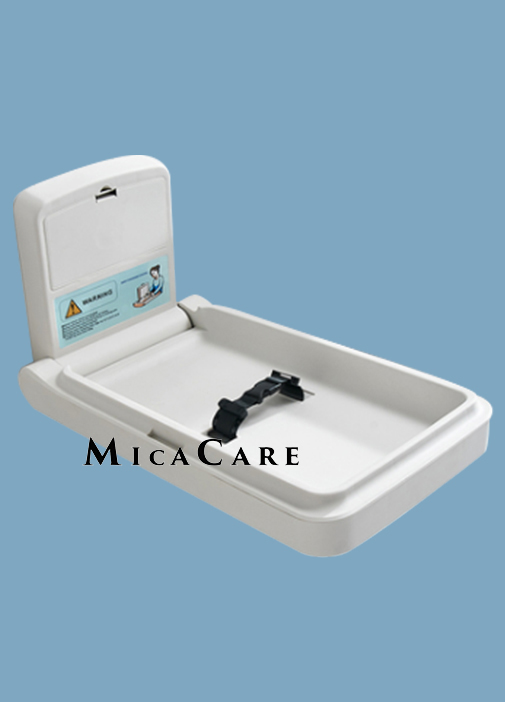 Wall Mount Foldable Baby Changing Station for Public Restroom Use