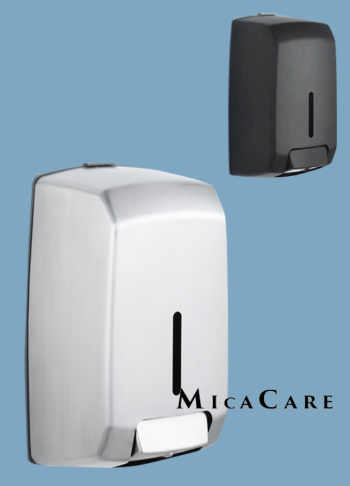Wall Mounted Large Volume Manual Liquid Soap Dispenser Bathroom Fixture