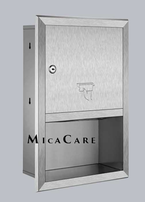 Built-in 304 Stainless Steel Commercial Paper Towel Dispenser