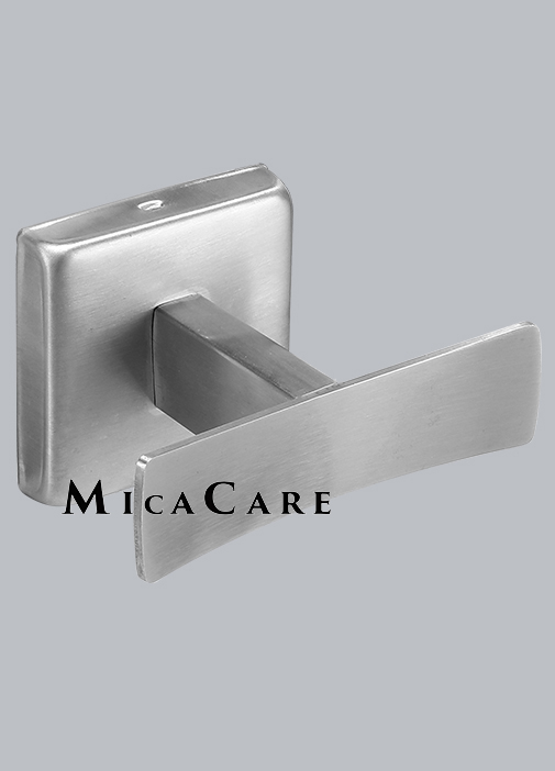 Wall Mount Modern Brushed 304 Stainless Steel Towel Robe Hook for Commercial