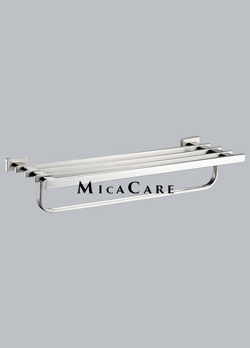 Premium Horizontal SS304 Stainless Steel Towel Rack for Modern Bathrooms