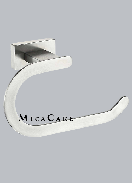 Stylish SS304 Curved Stainless Steel Toilet Paper Holder for Bathrooms