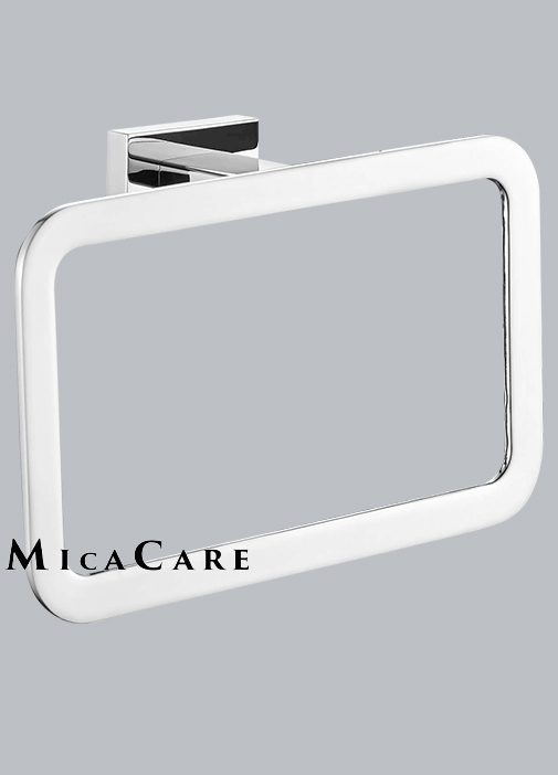 Modern Wall Mount SS304 Stainless Steel Towel Ring for Bathrooms