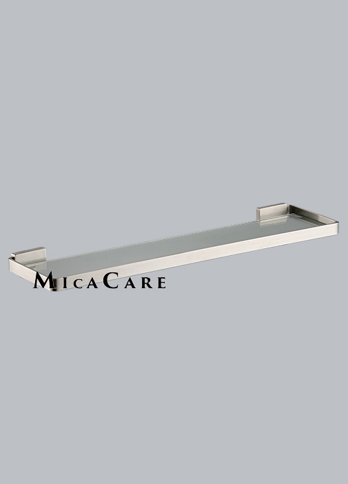 Contemporary Brushed Gold 304 Stainless Steel Washroom Shelf