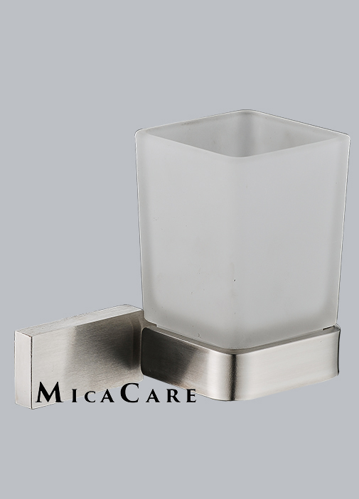 Polished Chrome 304 Stainless Steel Rectangular Tumbler Holder with Easy