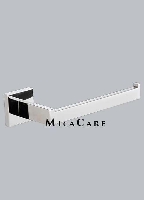 Stylish Chrome Square Toilet Paper Holder for Modern Bathrooms