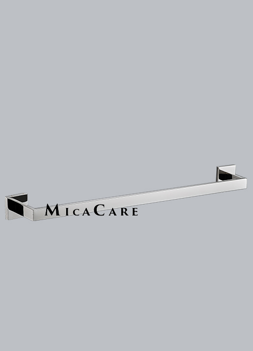 Contemporary Chrome Stainless Steel Square Toilet Towel Bar for Home Decor