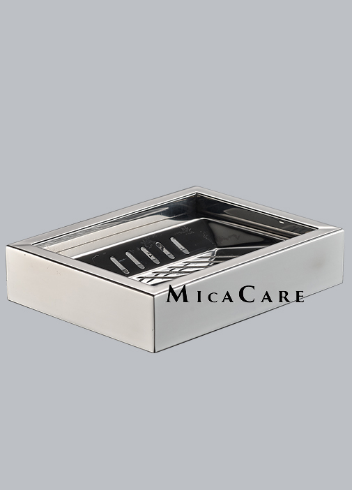 304 Stainless Steel Wall Mount Square Shower Soap Tray for Bathroom