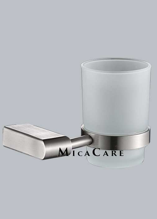 Brushed Stainless Steel Glass Tumbler Holder for Hotel Engineering Projects