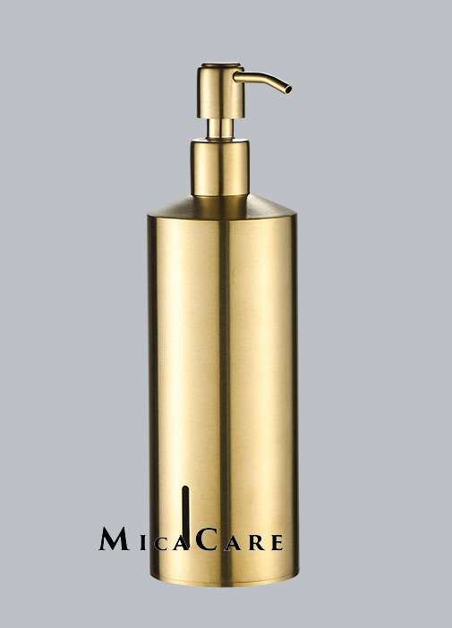 Freestanding Polished Chrome Smooth Coating Countertop Soap Dispenser