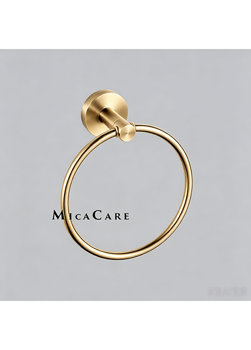 Elegant Stainless Steel Towel Ring for Bathroom - Image 4