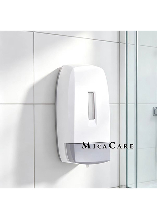Large Capacity Wall Mount Manual Liquid Soap Dispenser for Bathroom - Image 3