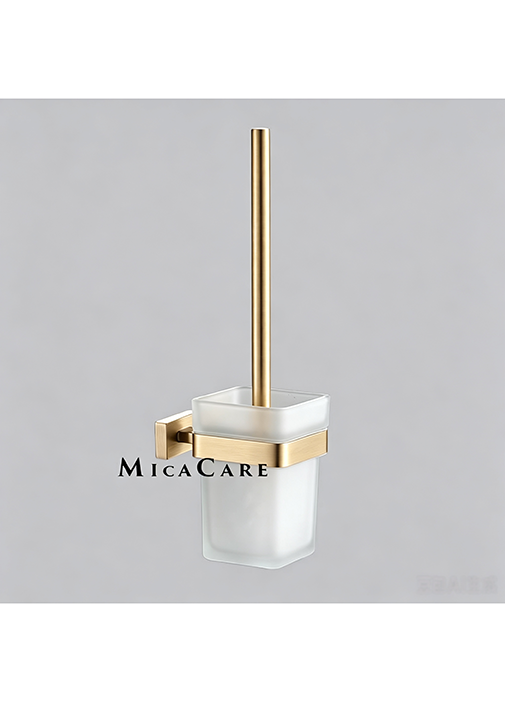 Stylish Wall Mount Chrome Bathroom Toilet Brush Holder - Image 3