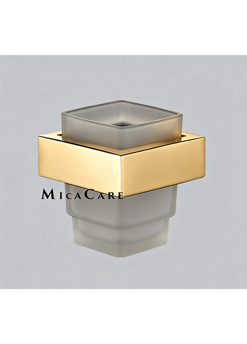 Square Matt Black 304 Stainless Steel Toothbrush Tumbler Holder for Hotel Use - Image 3