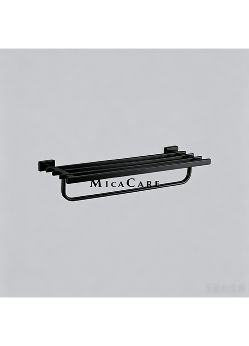 Premium Horizontal SS304 Stainless Steel Towel Rack for Modern Bathrooms - Image 3